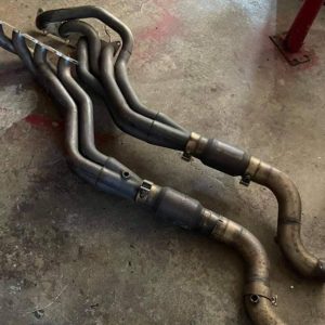 2015-2021 Mustang Fairly used Stainless Power catted headers with the factory connect
