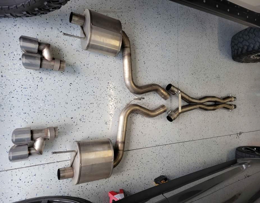 Ford Mustang Corsa Xtreme Double Helix X-pipe Exhaust System - Image 2