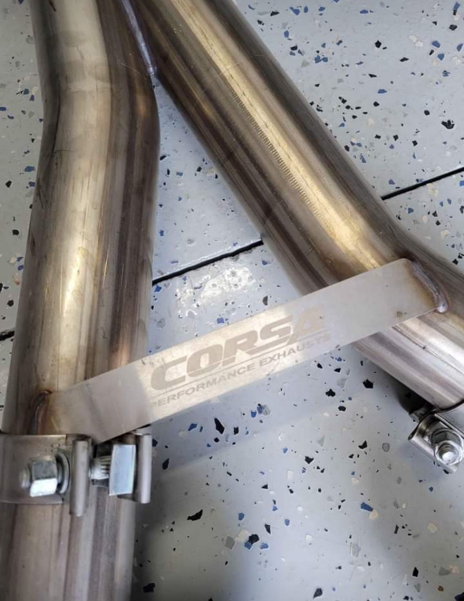 Ford Mustang Corsa Xtreme Double Helix X-pipe Exhaust System - Image 3