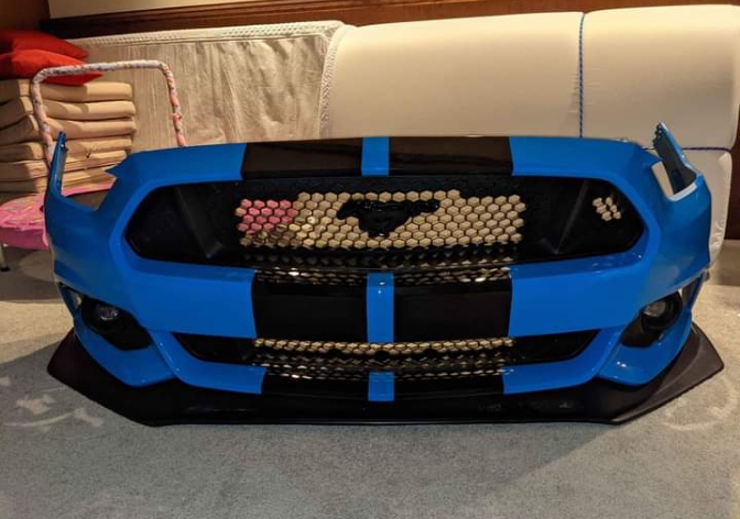 2017 Mustang Grabber Blue Front Bumper For Sale