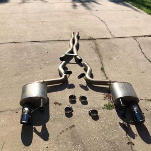2015-2017 Mustang Corsa Extreme Catback Exhaust With Double Helix X pipe
