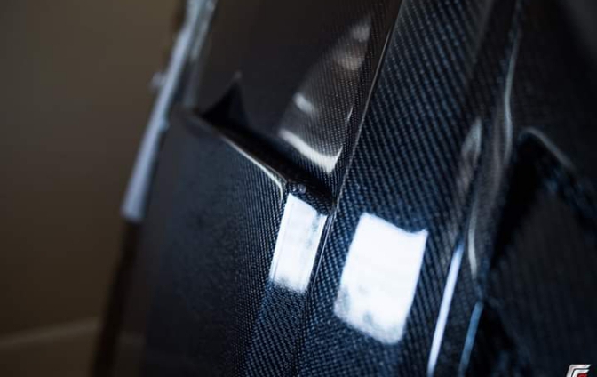 2015-2017 Mustang Anderson Composite Double Sided Carbon Fiber Hood - Image 5