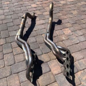 Mustang 5.0 1-7/8 Stainless Power Headers With Catted Extension Pipes