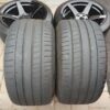 Project 6GR Gloss Black 5 Spoke Wheels And Tires For Shelby GT350
