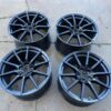 Set of 19x11 OEM GT350 Wheels And Tires