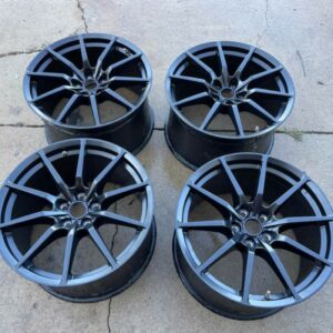 Set of 19x11 OEM GT350 Wheels And Tires