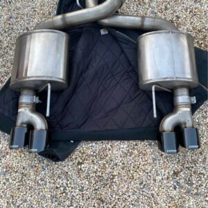 Corsa Extreme Exhaust- Black Quad Tips For s550 Mustang