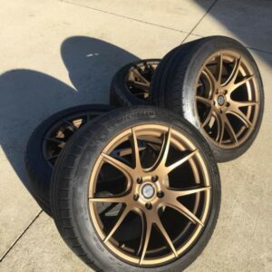 Forgestar Performance rims and tires.