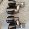 Ford Mustang Black Quad Corsa Chrome Exhaust Tips