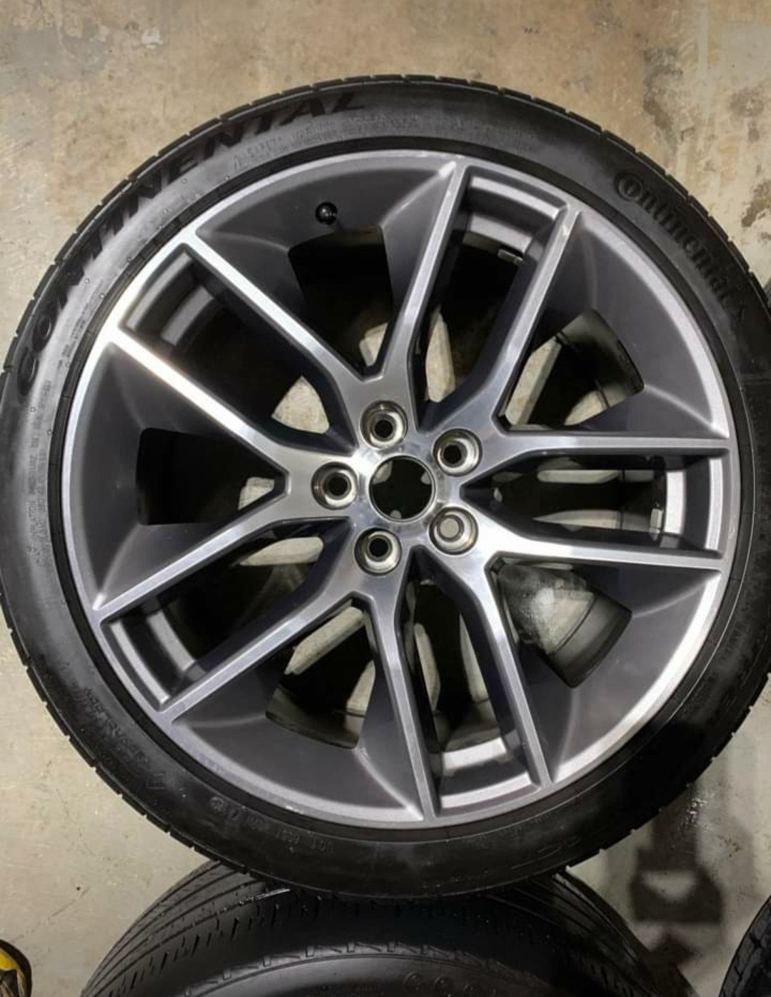 A Set of 4 20 Inches Foundry Ford Mustang Wheels And Tires - Image 2