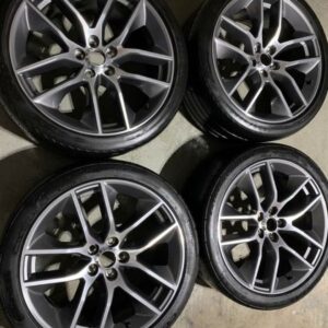 A Set of 4 20 Inches Foundry Ford Mustang Wheels And Tires