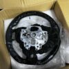 2015+ mustang forged carbon fiber steering wheels with white stitching