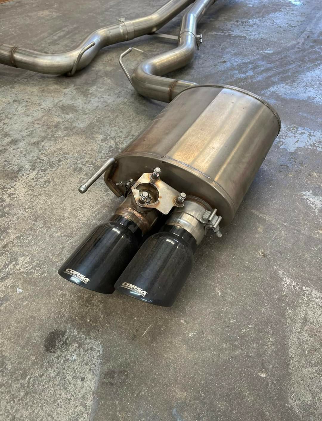 2018-2022 Mustang Corsa Active Catback Exhaust With Double H-pipe - Image 3