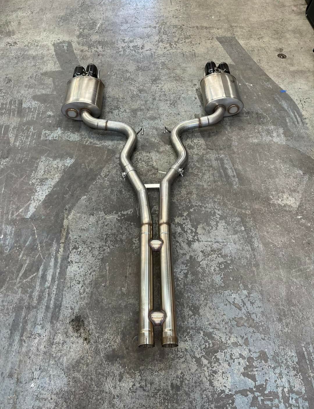 2018-2022 Mustang Corsa Active Catback Exhaust With Double H-pipe - Image 2