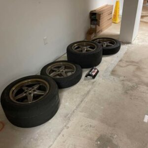 Bronze colored Race Star drag pack wheels with mickey Thompson sportsman/ Nitto NT555R2 tires