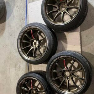Bronze Work ZR10 wheels and Michelin tires