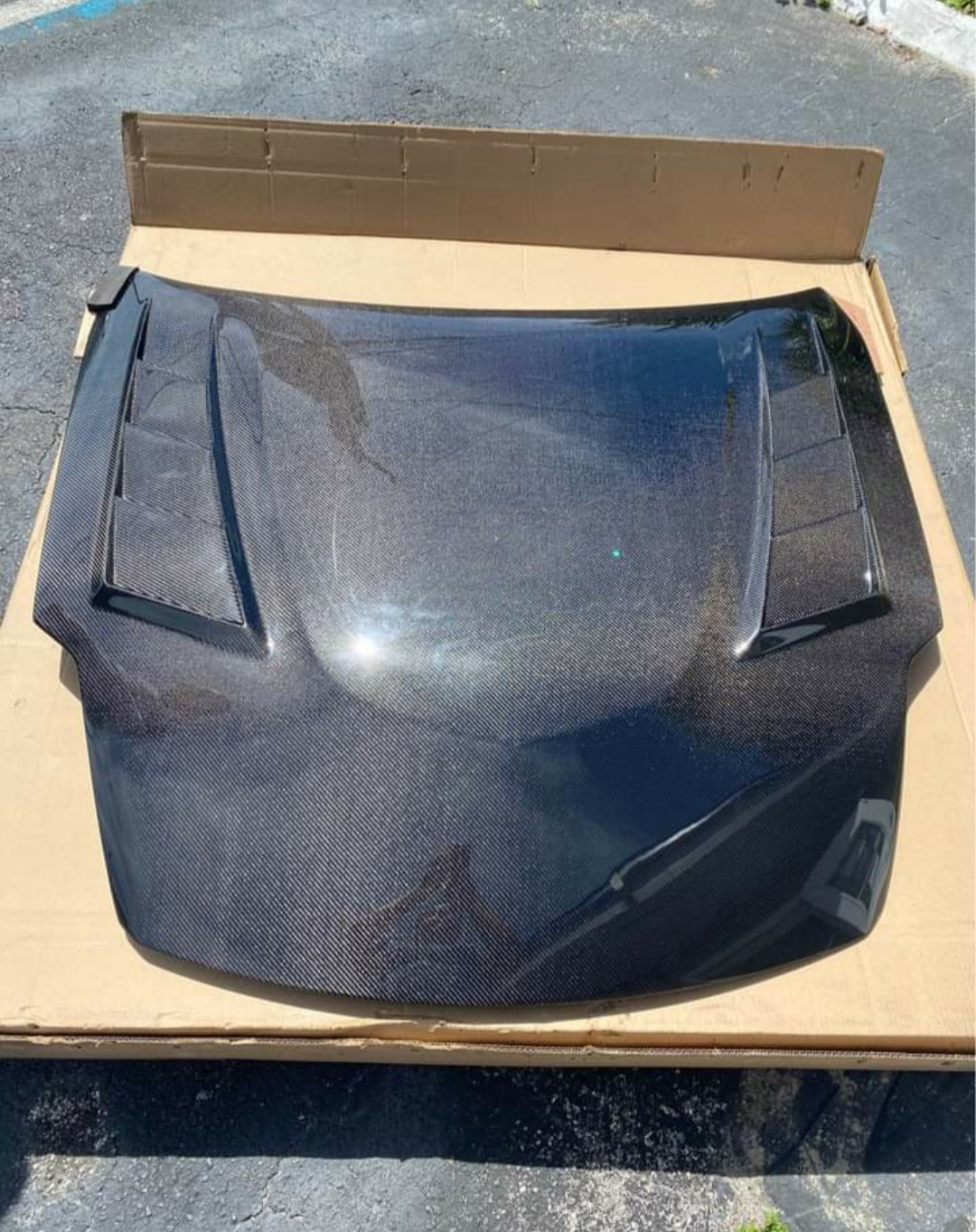 Nissan 350z Vis Racing Terminator GT Style Carbon Fiber Hood
