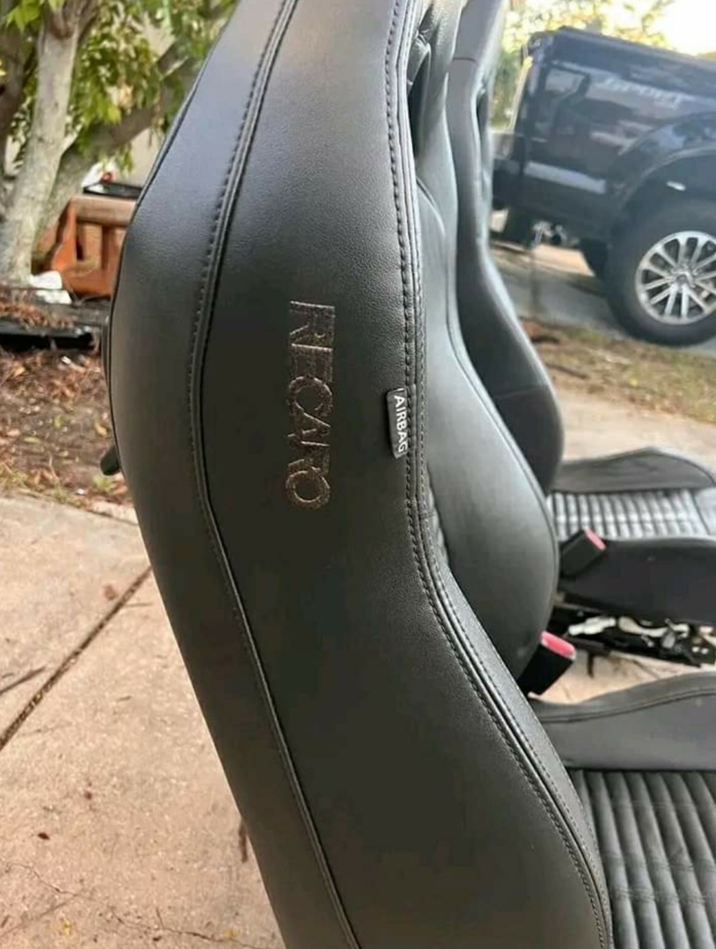 2012 MUSTANG GT500 OEM Performance Black Leather Recaro Seats - Image 8