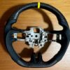 Ford Mustang Carbon Fiber Steering Wheel With Yellow Accents