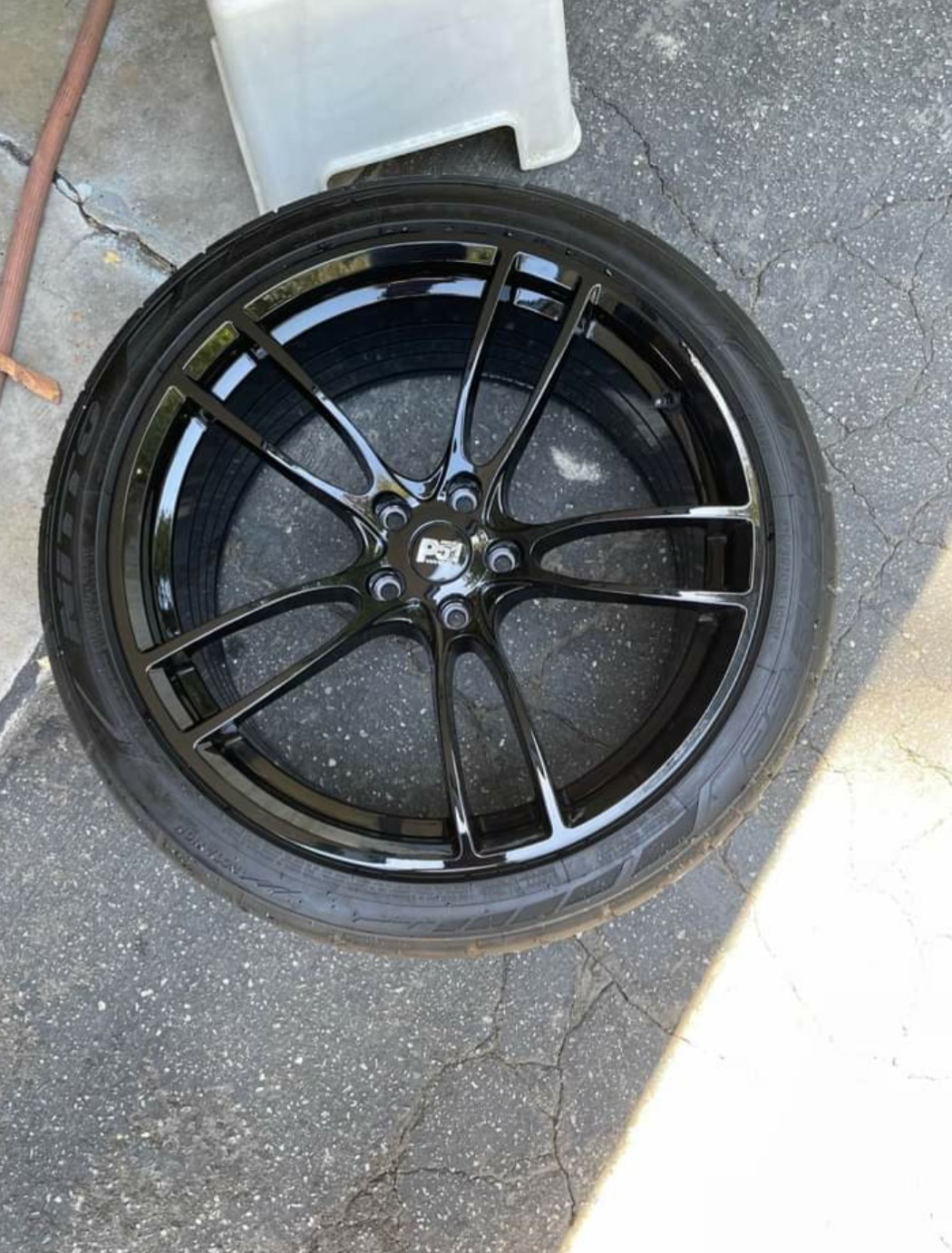 A Set Of P51 Wheels With Nitto NT555 G2 Tires - Image 2