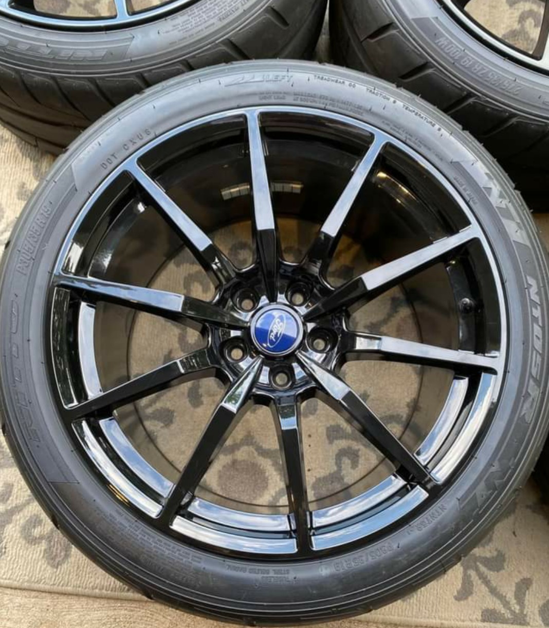 SVE GT350 Replica Wheels In Gloss Black Finish With NITTO NT05 Tires - Image 4