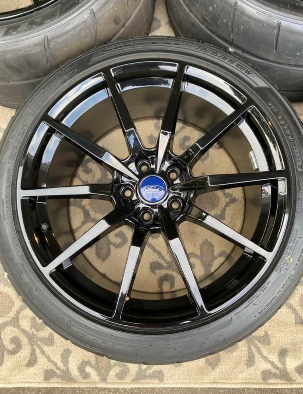 SVE GT350 Replica Wheels In Gloss Black Finish With NITTO NT05 Tires - Image 2
