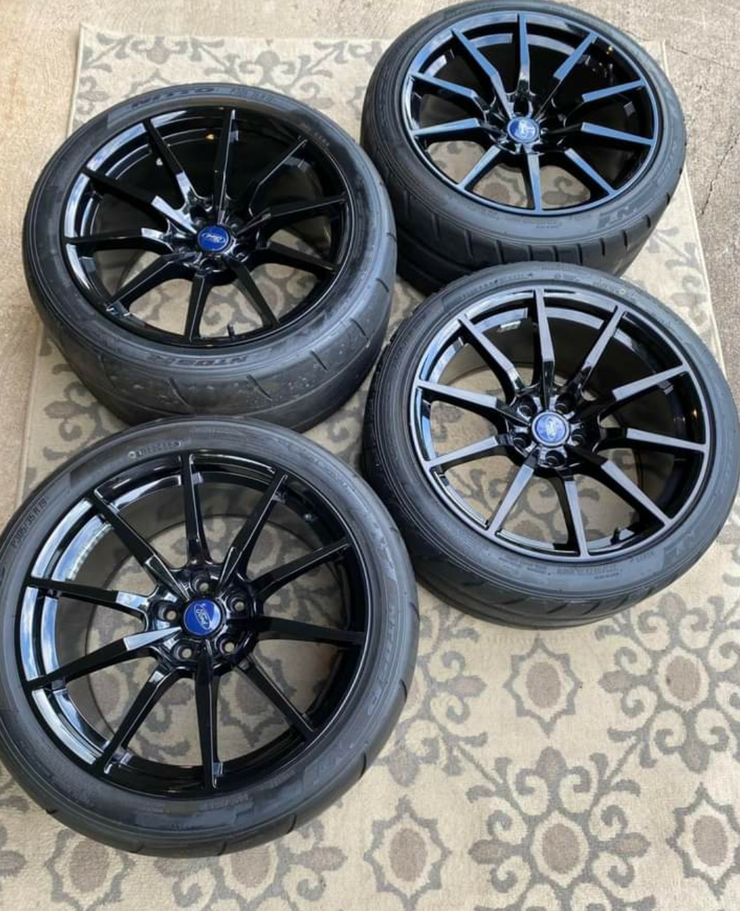 SVE GT350 Replica Wheels In Gloss Black Finish With NITTO NT05 Tires - Image 3