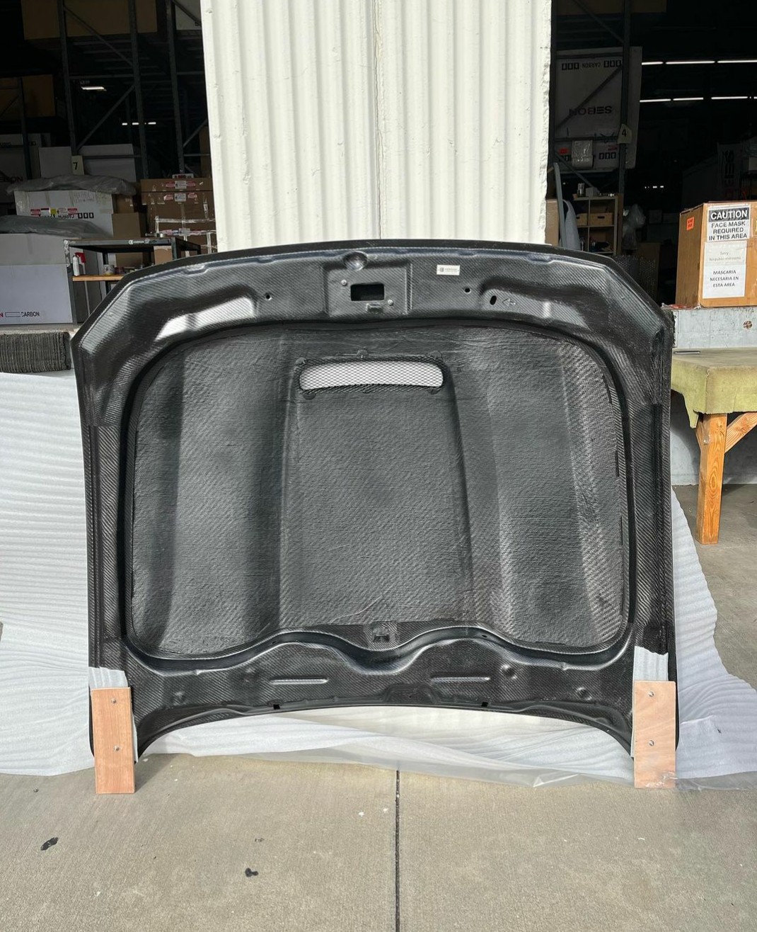 2015-2022 Ford Mustang Shelby Gt350 Type GT5 Double Sided Carbon Fiber Hood - Image 5