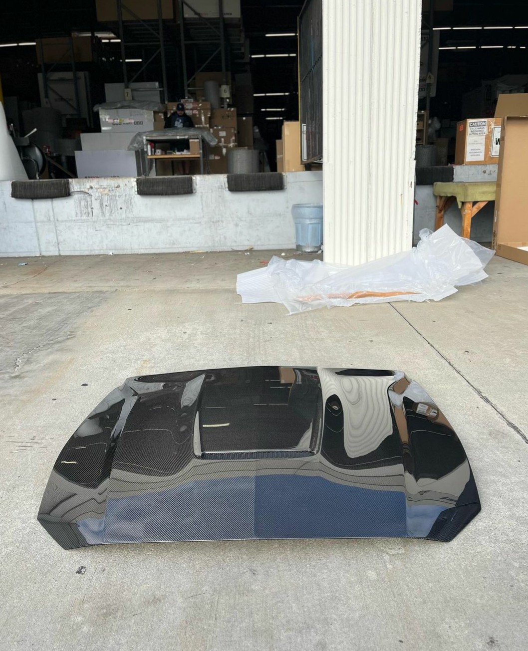 2015-2022 Ford Mustang shelby Gt350 type GT5 double sided carbon fiber hood