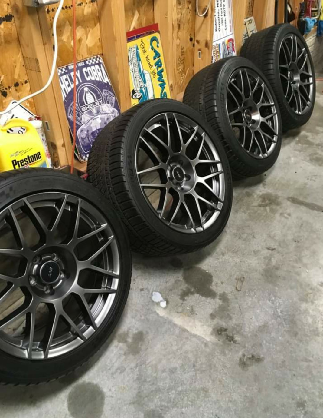 Ford Mustang Shelby gt500 Forged Performance Pack wheels With Michelin Pilot Sport A/S-3 Tires - Image 3