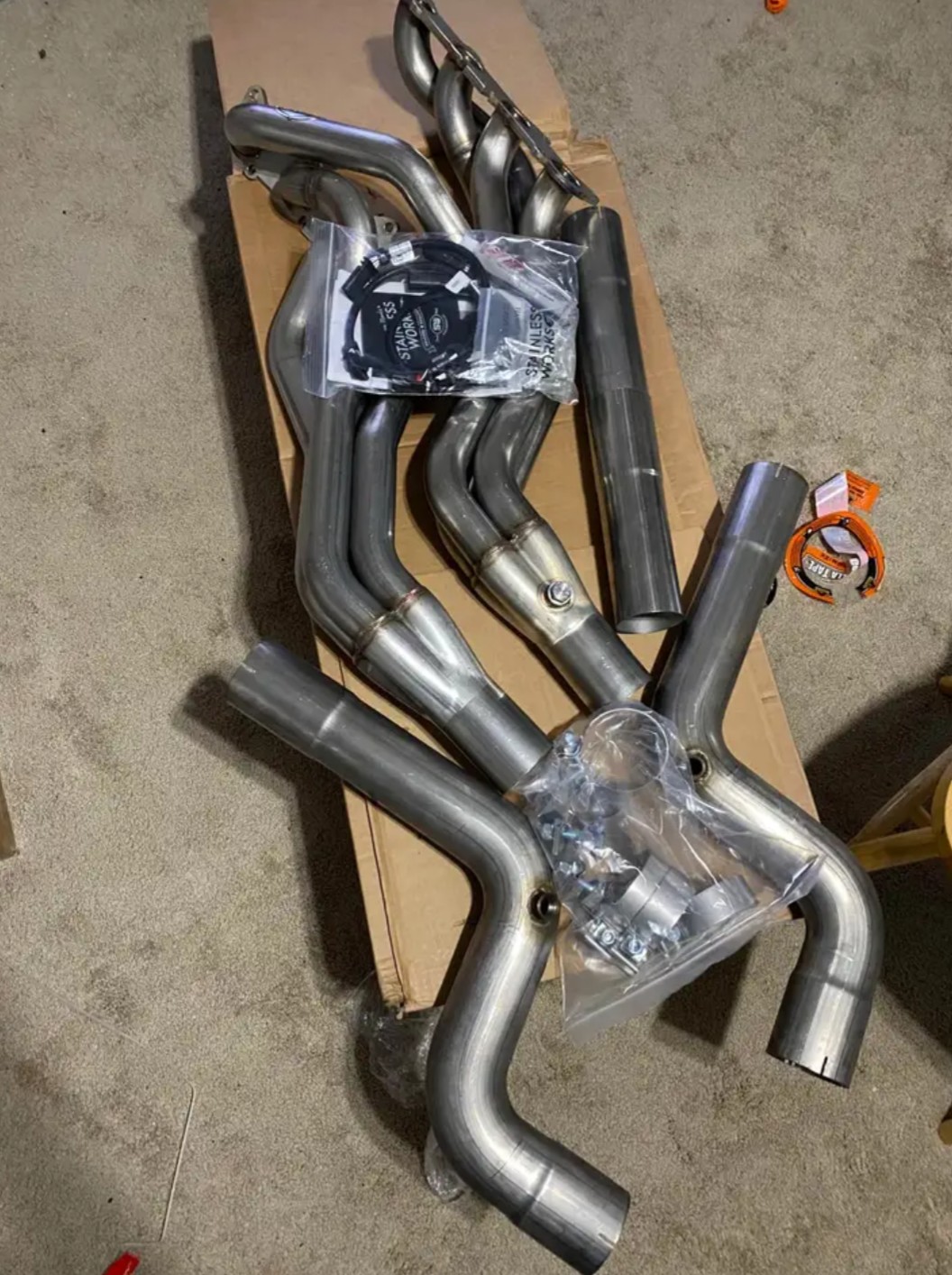 2015+ s500 Mustang Stainless works 1-7/8 long tube headers