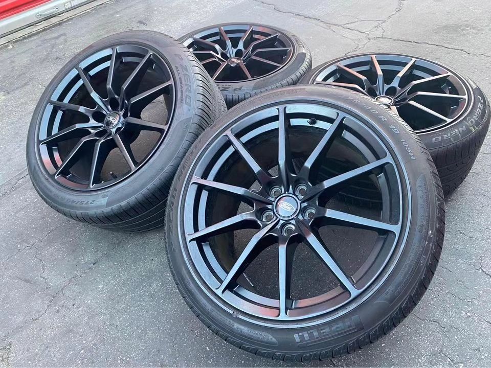 Ford Mustang Shelby GT350 Wheels and Pirelli P Zero Nero Tires - Image 3