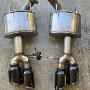 Corsa extreme black quad tips exhaust for 2011-2014 Mustang GT