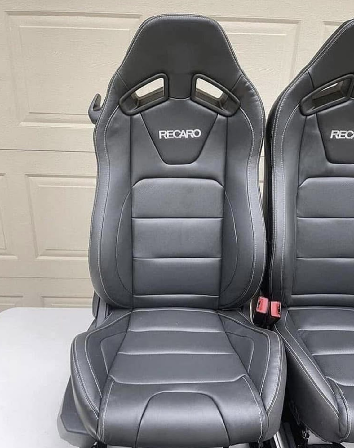 2015+ Ford Mustang OEM Leather Recaro Seats - Image 7